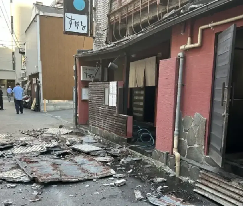 Terremoto en Japón deja cortes de luz y afecta el transporte en el sur