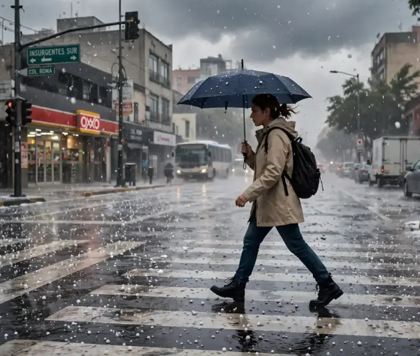 Tormenta traerá 72 horas de lluvias, granizo y fuertes vientos en México
