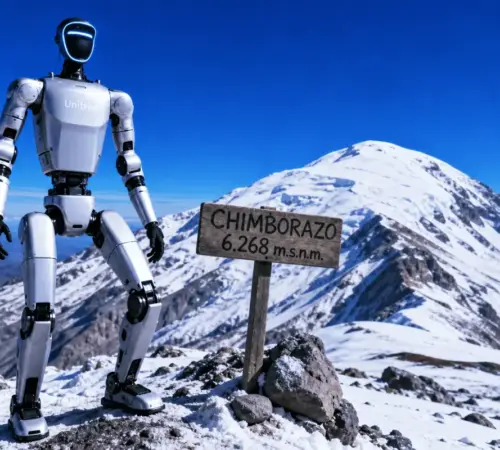 Un robot humanoide supera el Chimborazo y apunta al Everest | Robot escala el Chimborazo