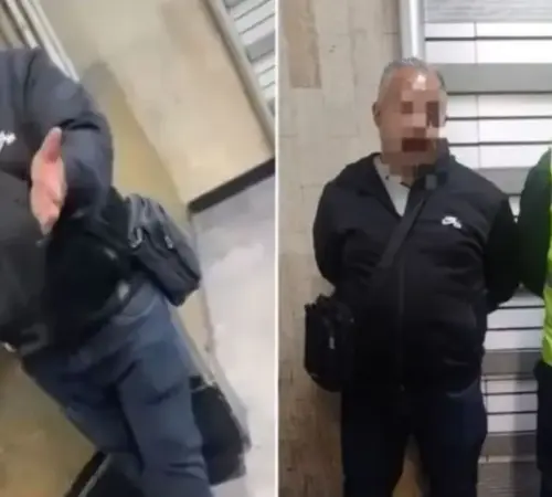 Acosador en el Metro: mujer lo confronta y lo persigue hasta detenerlo