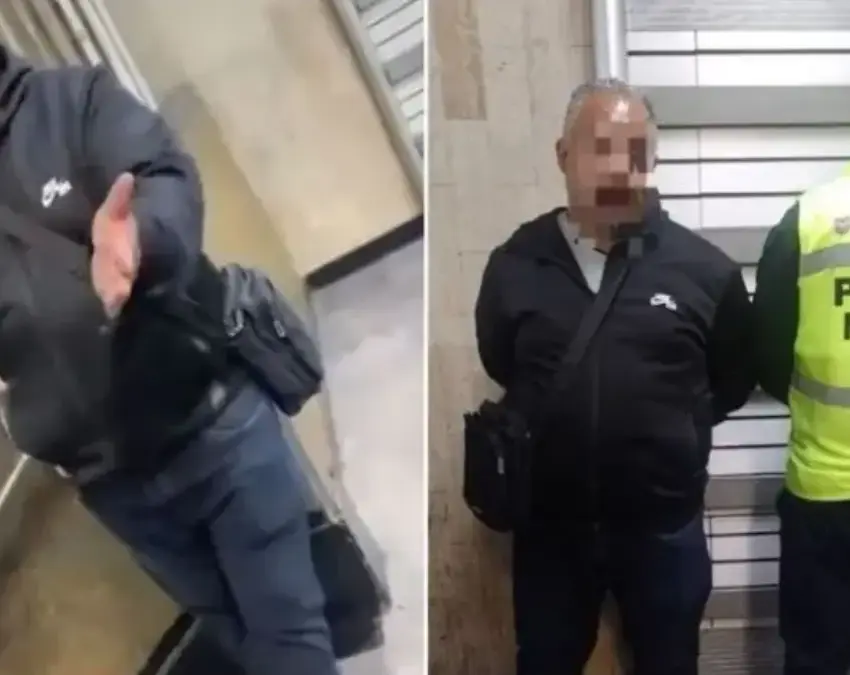 Acosador en el Metro: mujer lo confronta y lo persigue hasta detenerlo