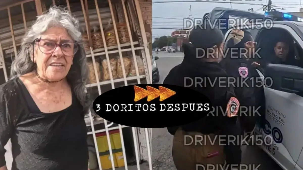Lady Paquete adulta mayor roba celular a repartidor en Coacalco | Lady Paquete adulta mayor roba celular a repartidor en Coacalco