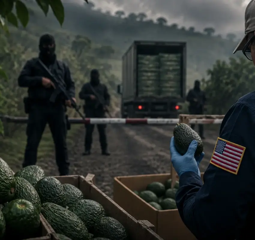 Amenazas a inspectores de EU en Michoacán frenan revisión de aguacates para exportación