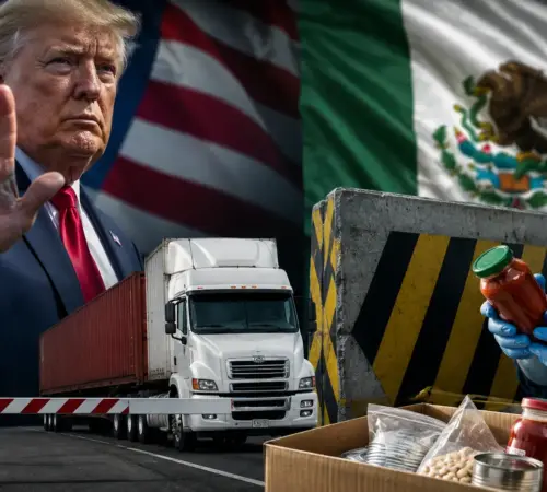 Trump impone obstáculos a exportaciones mexicanas hacia Estados Unidos | Trump pone trabas a productos mexicanos