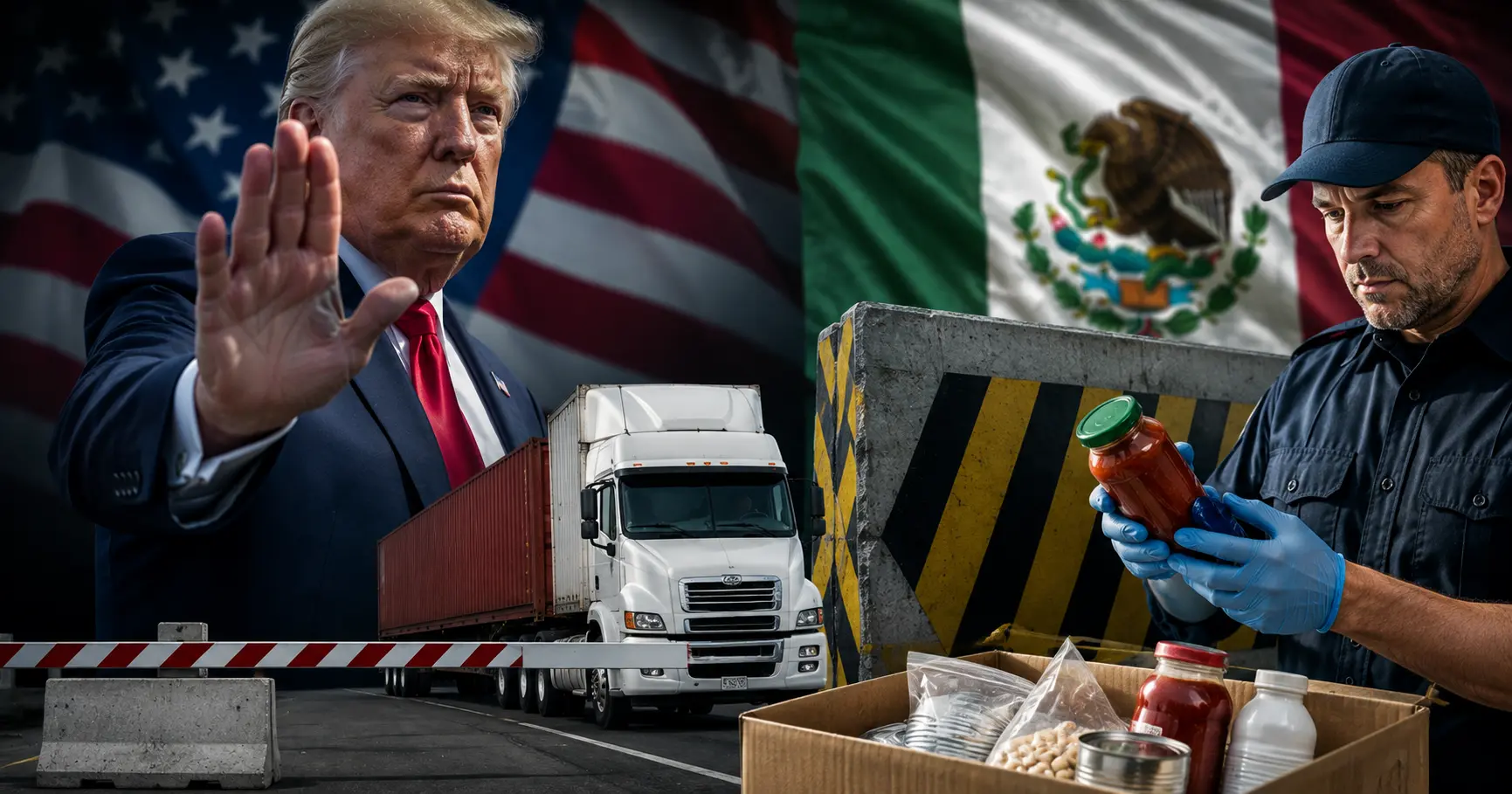 Trump impone obstáculos a exportaciones mexicanas hacia Estados Unidos | Trump pone trabas a productos mexicanos